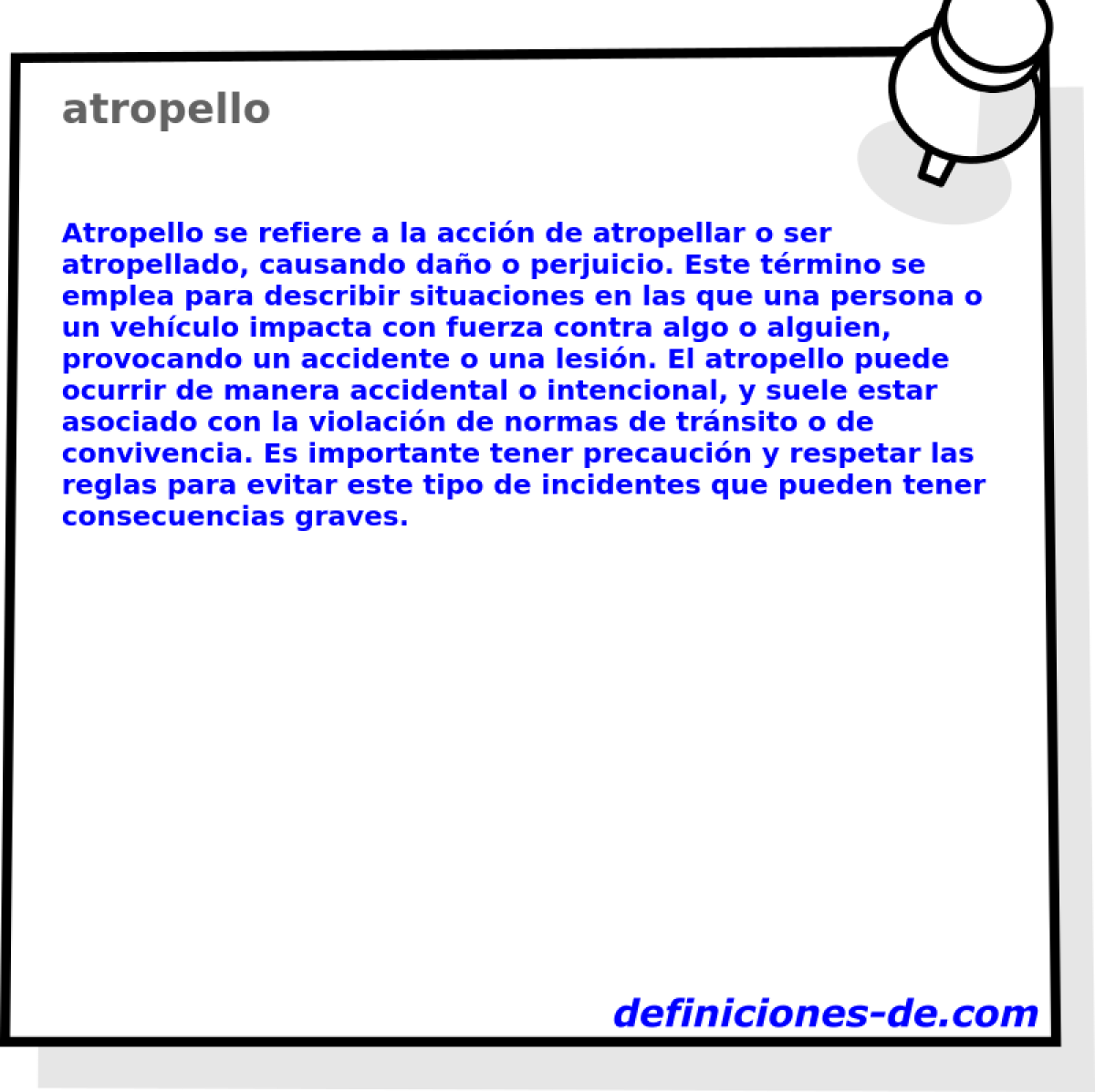 atropello 