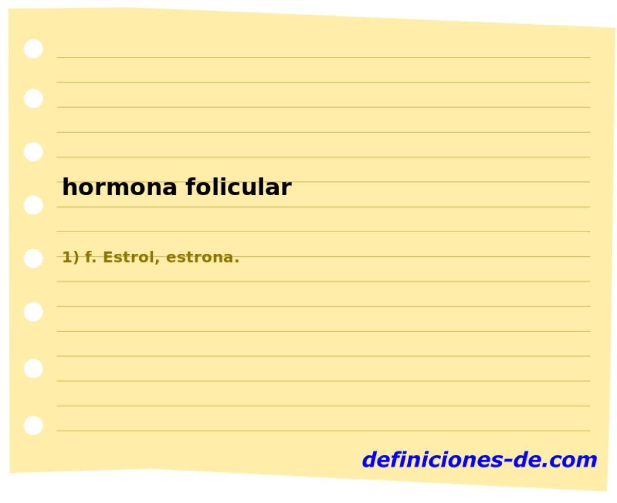hormona folicular 