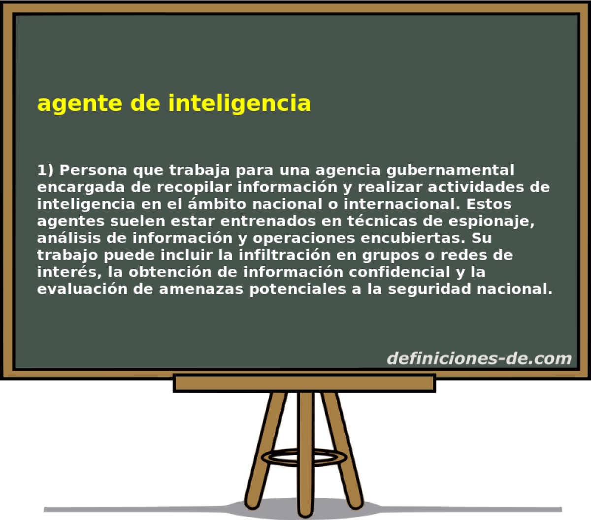 agente de inteligencia 