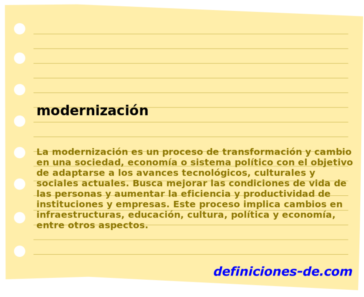 modernizacin 