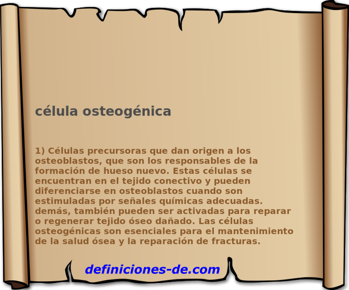 clula osteognica 