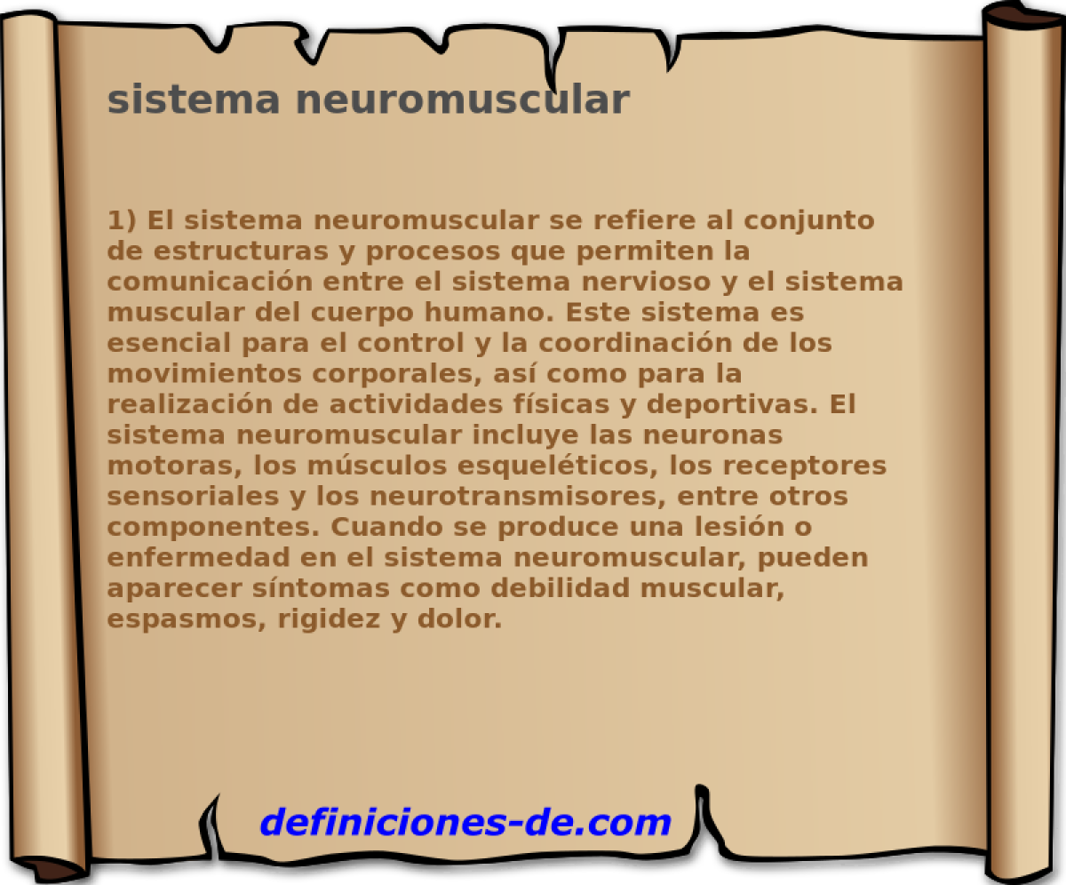 sistema neuromuscular 