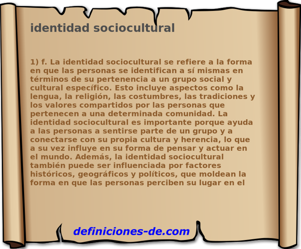 identidad sociocultural 