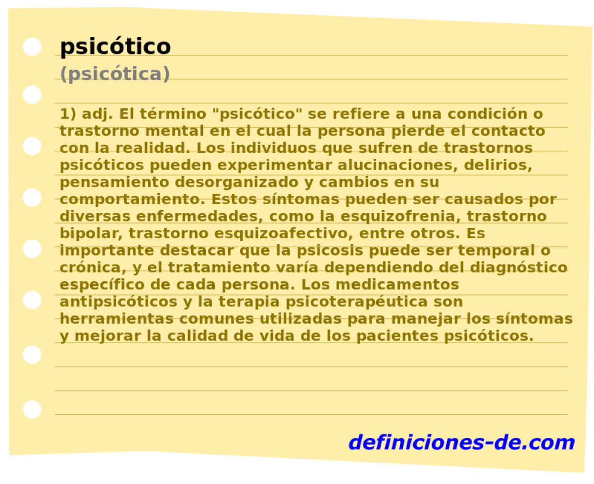 psictico (psictica)