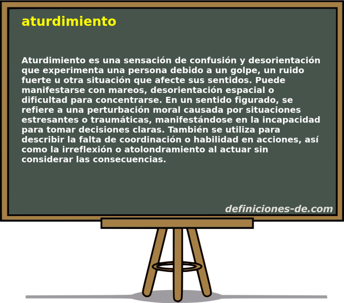 aturdimiento 