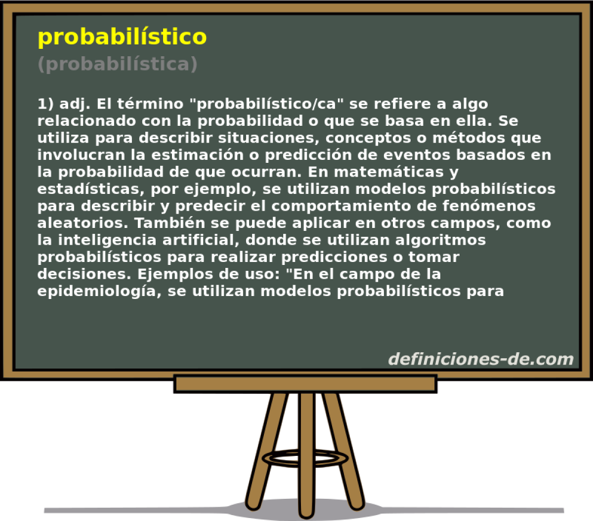 probabilstico (probabilstica)