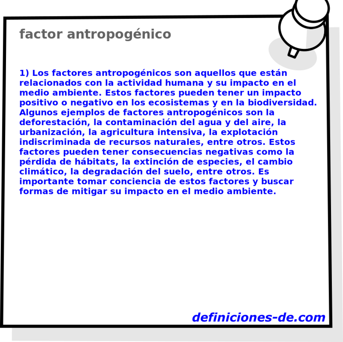 factor antropognico 