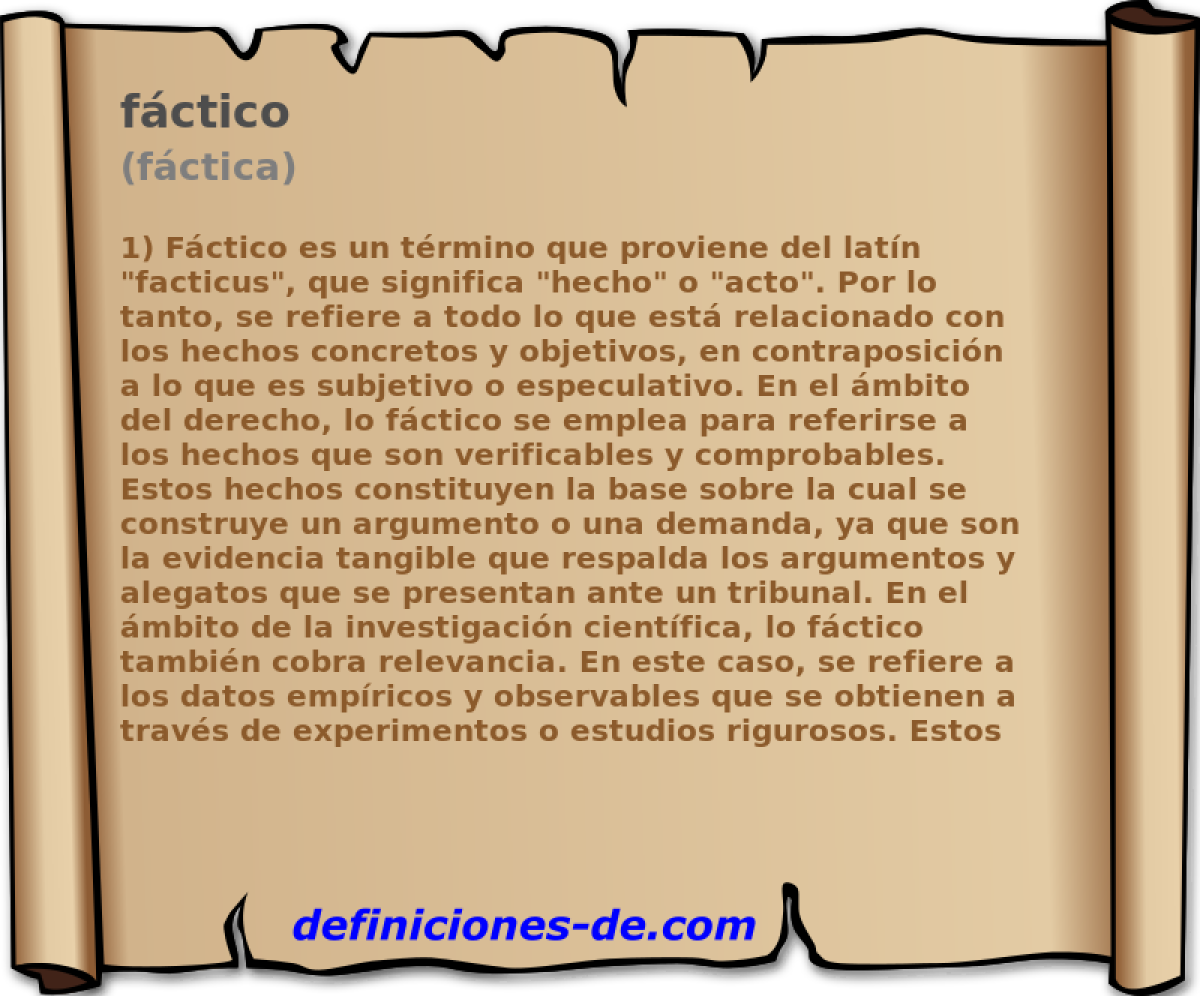fctico (fctica)