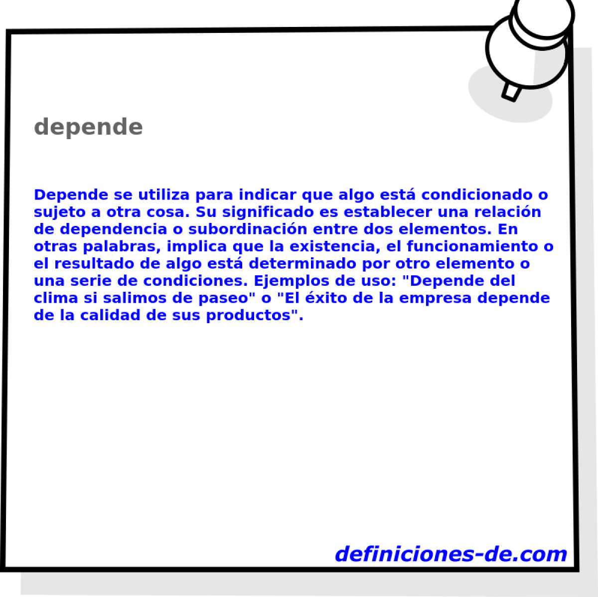 depende 