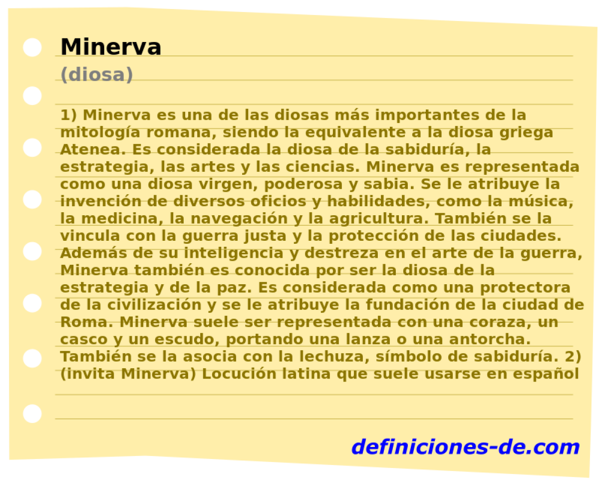 Minerva (diosa)