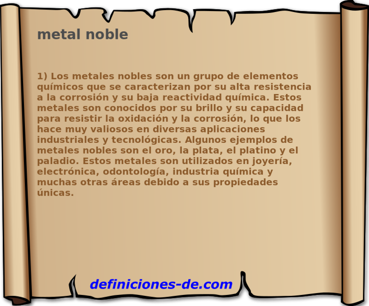 metal noble 