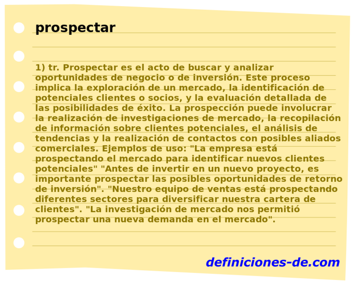 prospectar 
