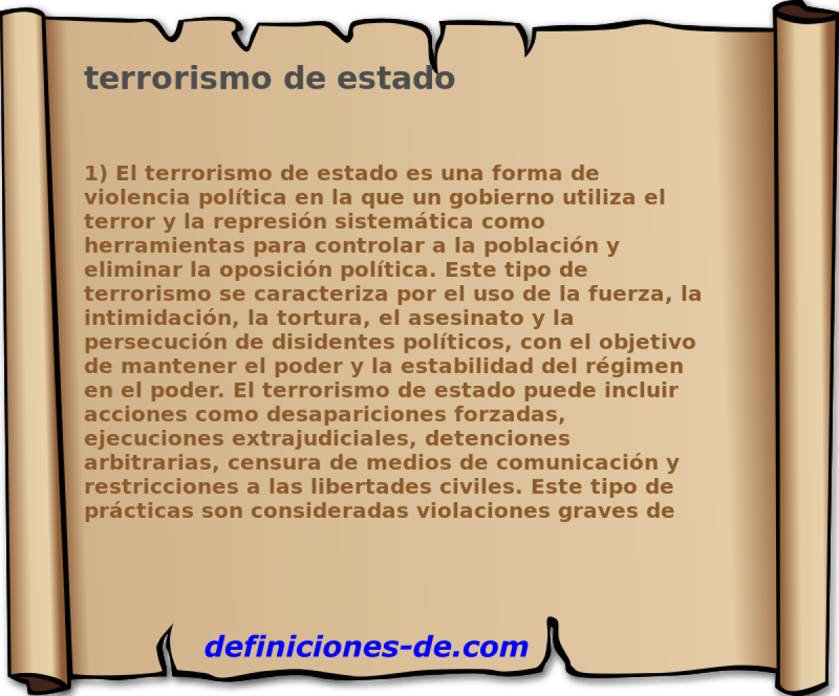 terrorismo de estado 