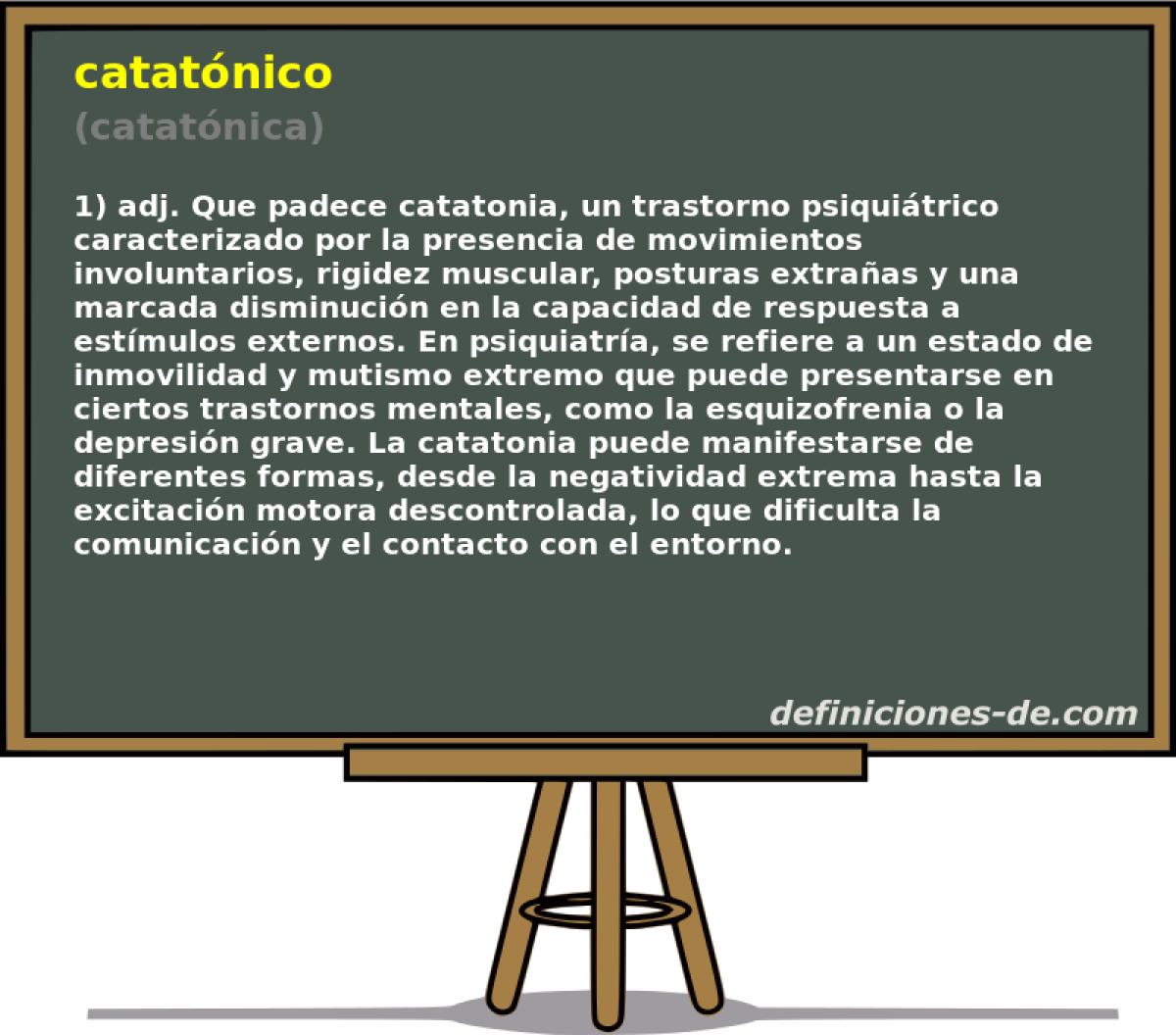 catatnico (catatnica)