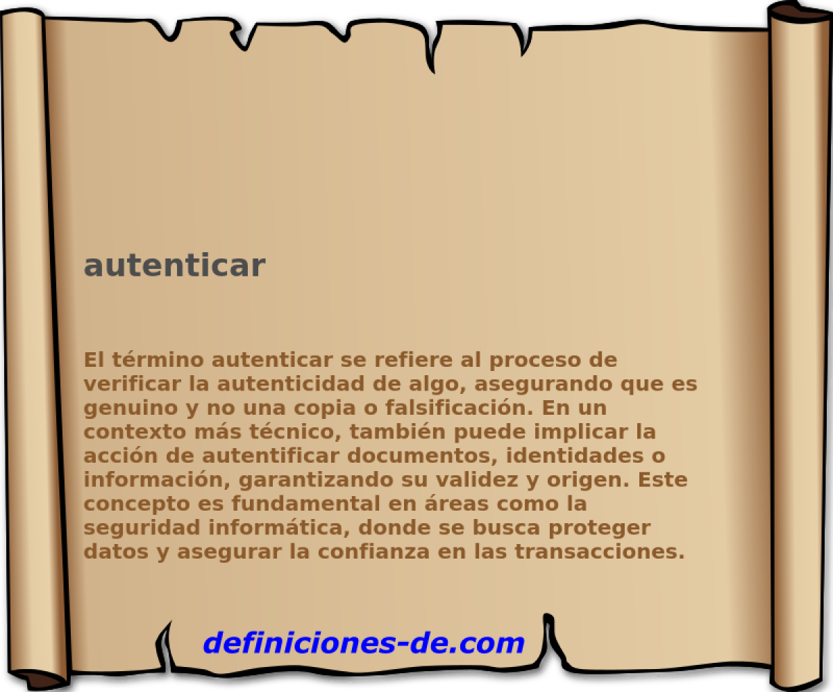 autenticar 