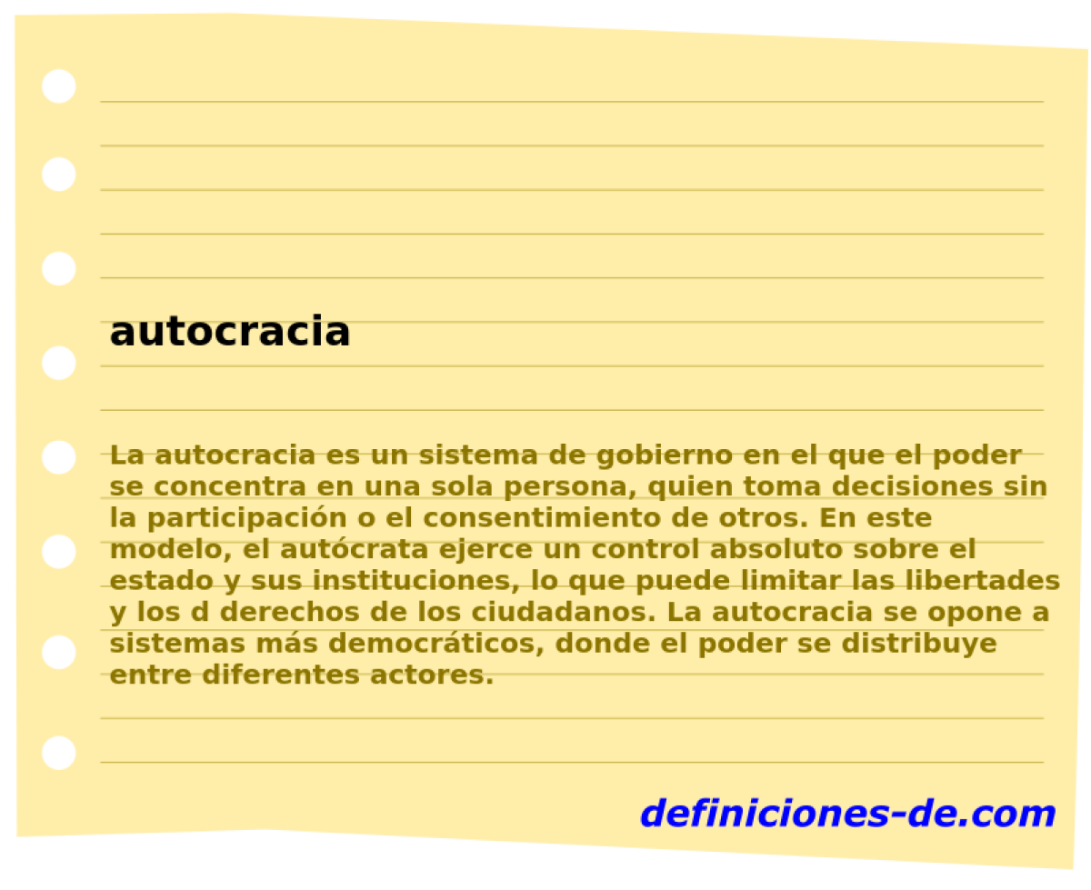 autocracia 