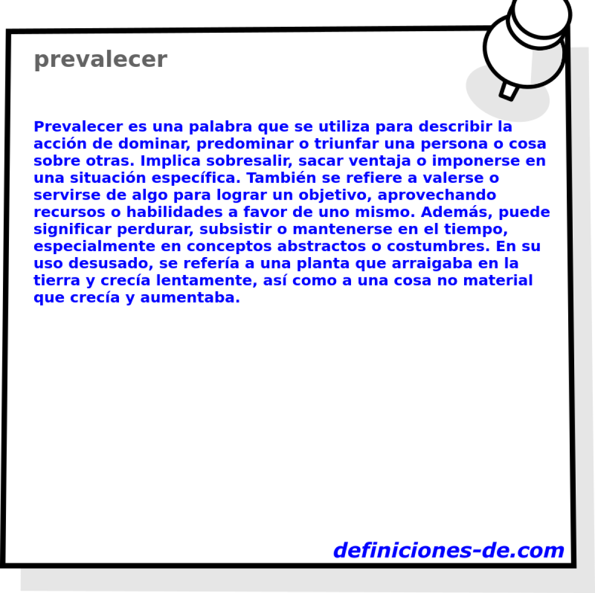 prevalecer 