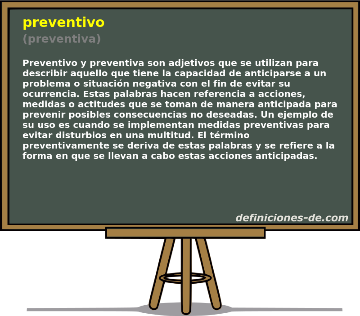 preventivo (preventiva)