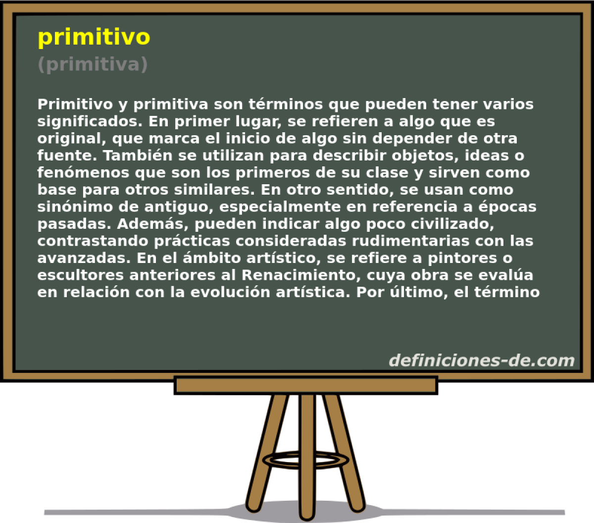 primitivo (primitiva)