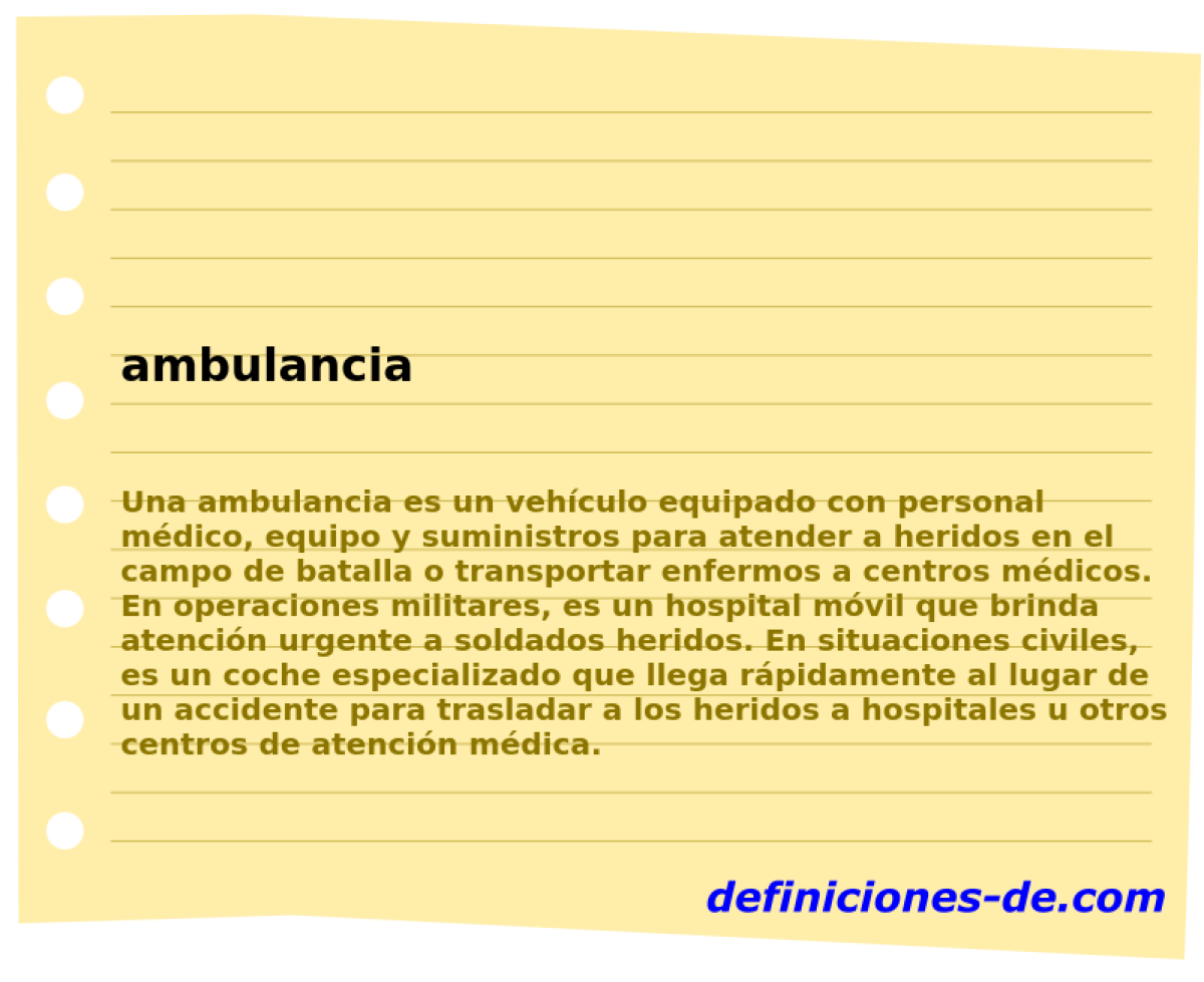 ambulancia 