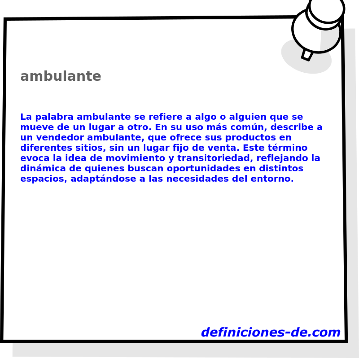 ambulante 