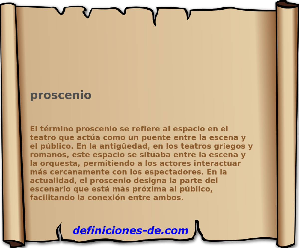 proscenio 