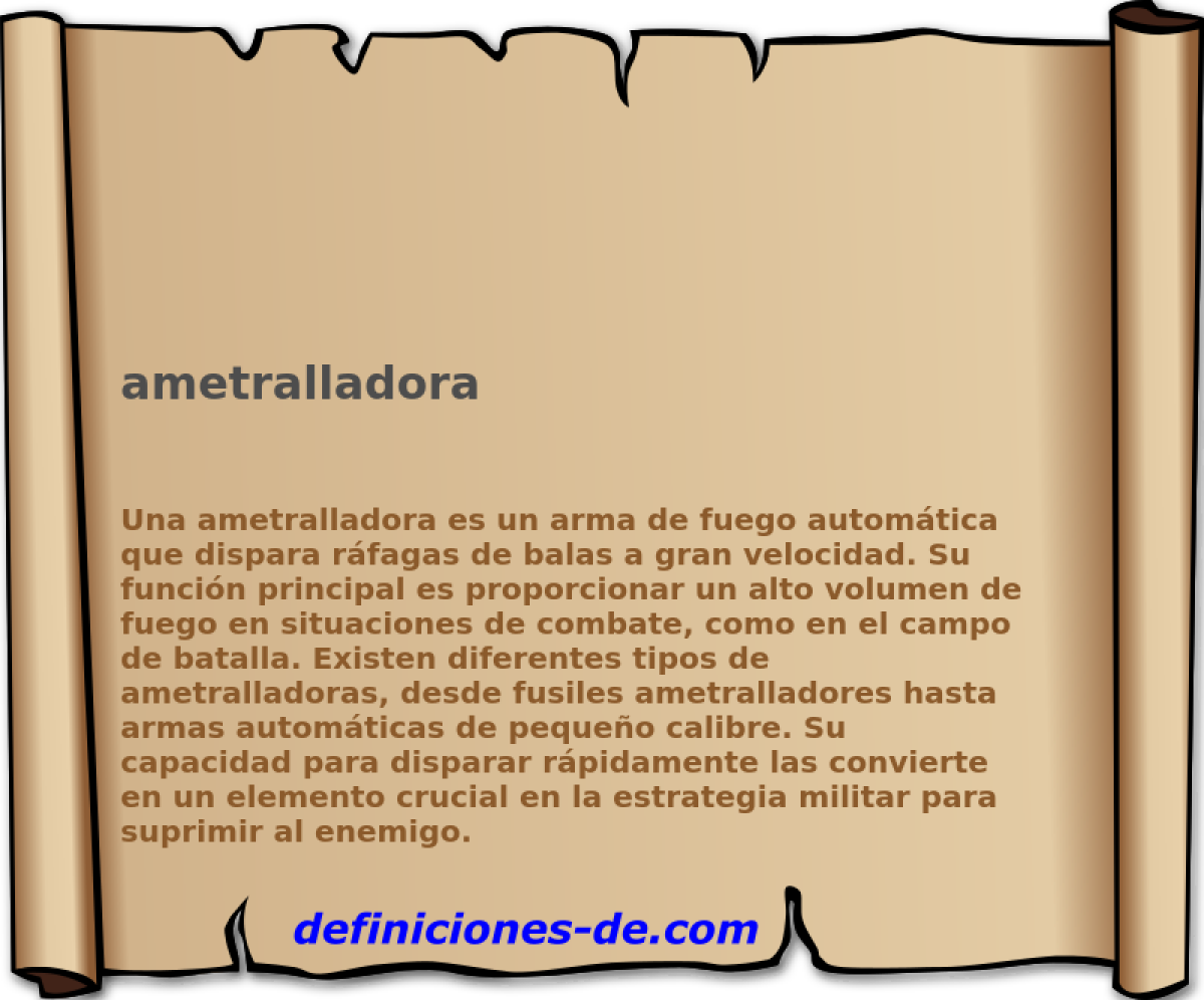 ametralladora 