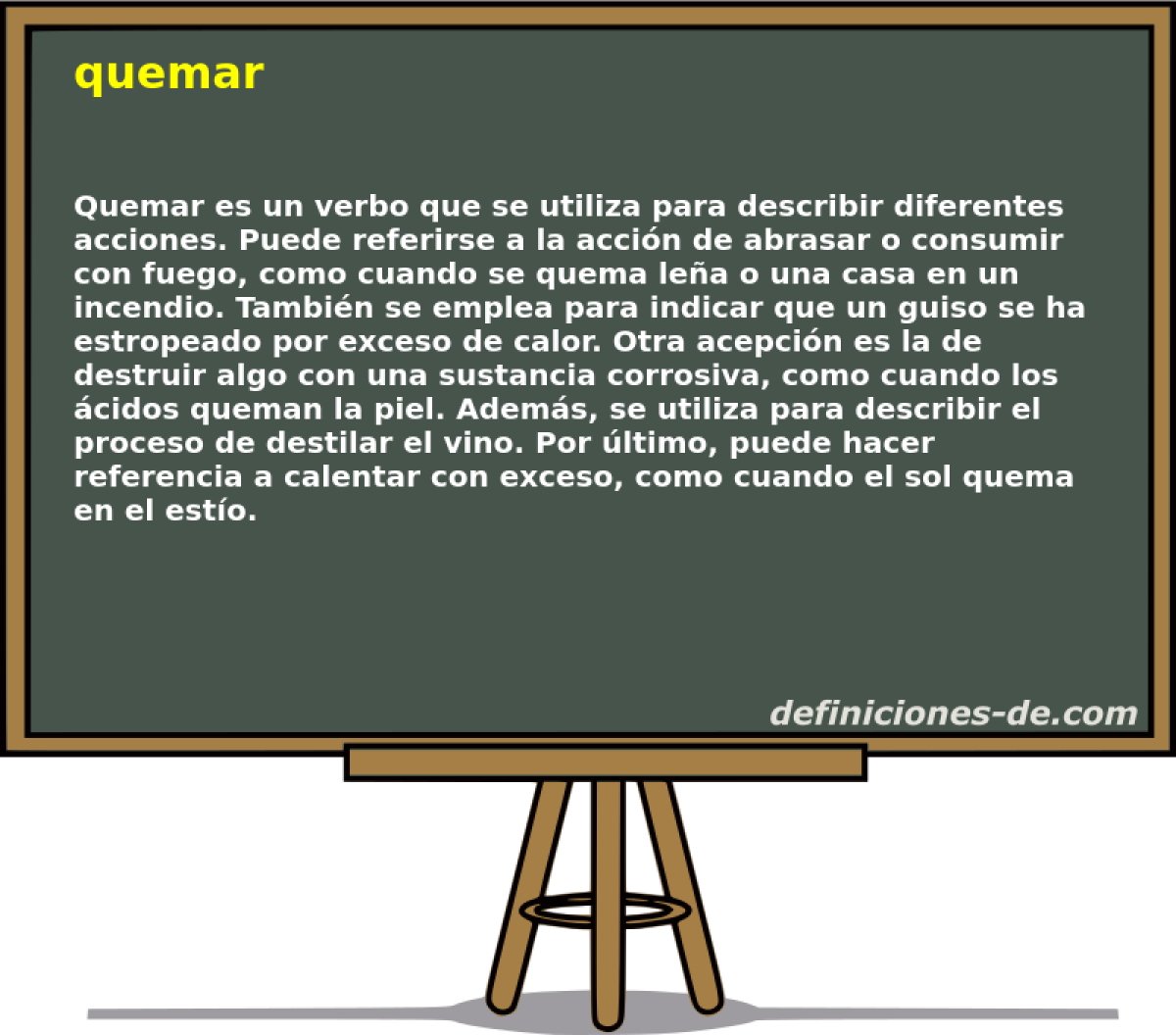 quemar 