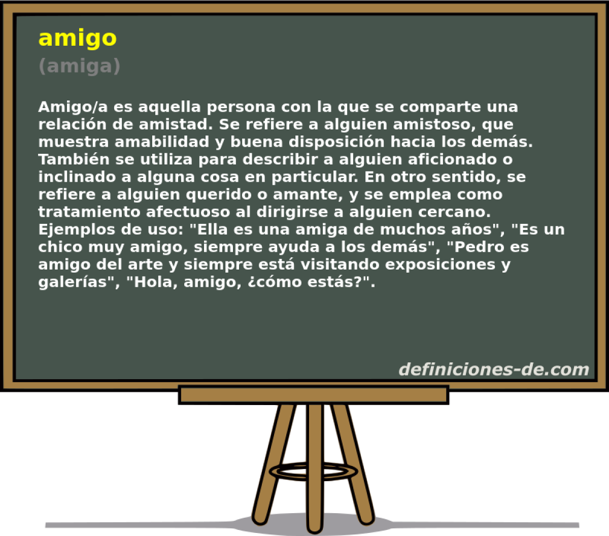 amigo (amiga)