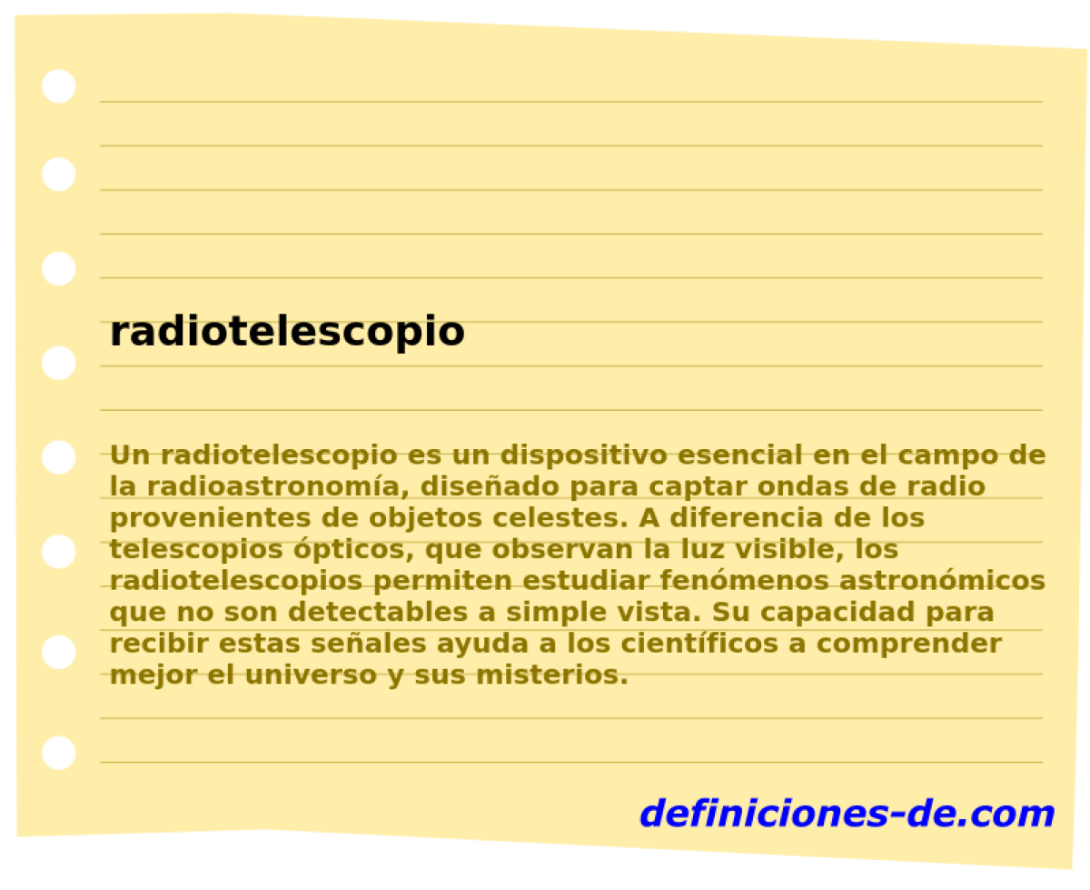 radiotelescopio 