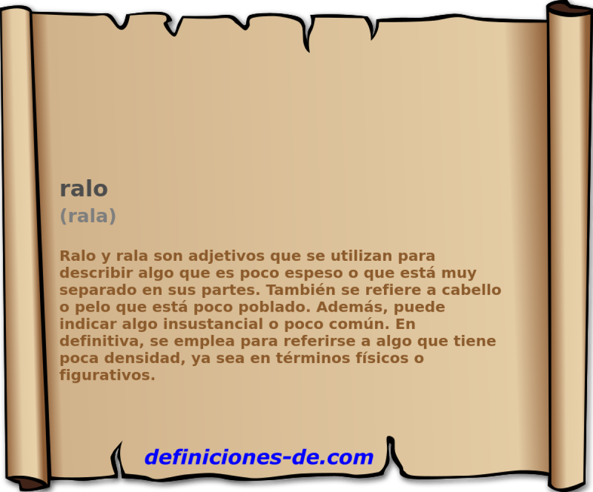 ralo (rala)