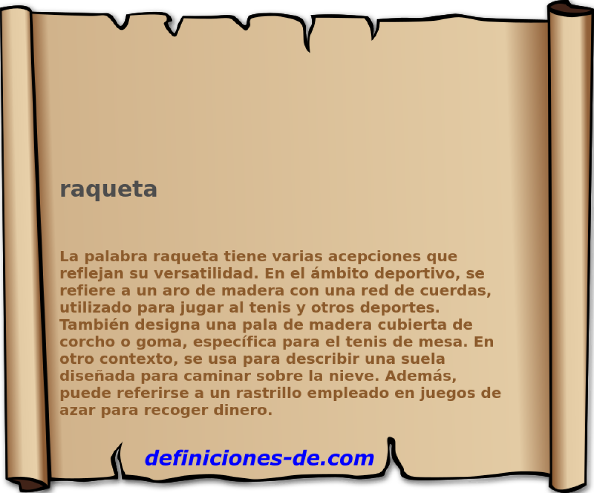 raqueta 