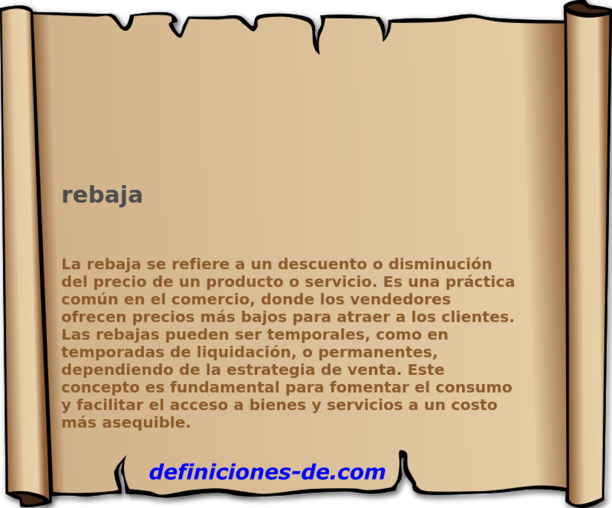 rebaja 