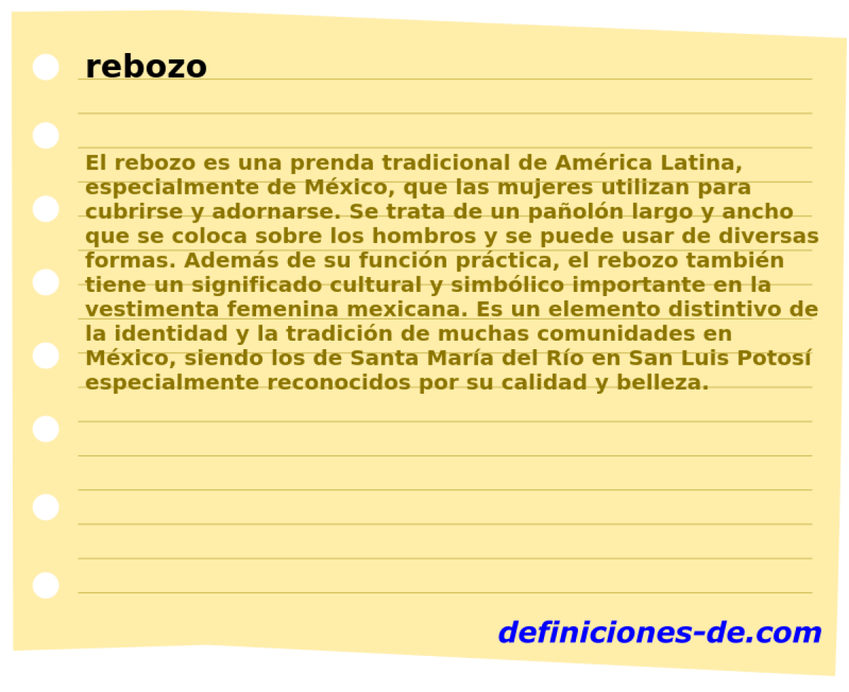 rebozo 