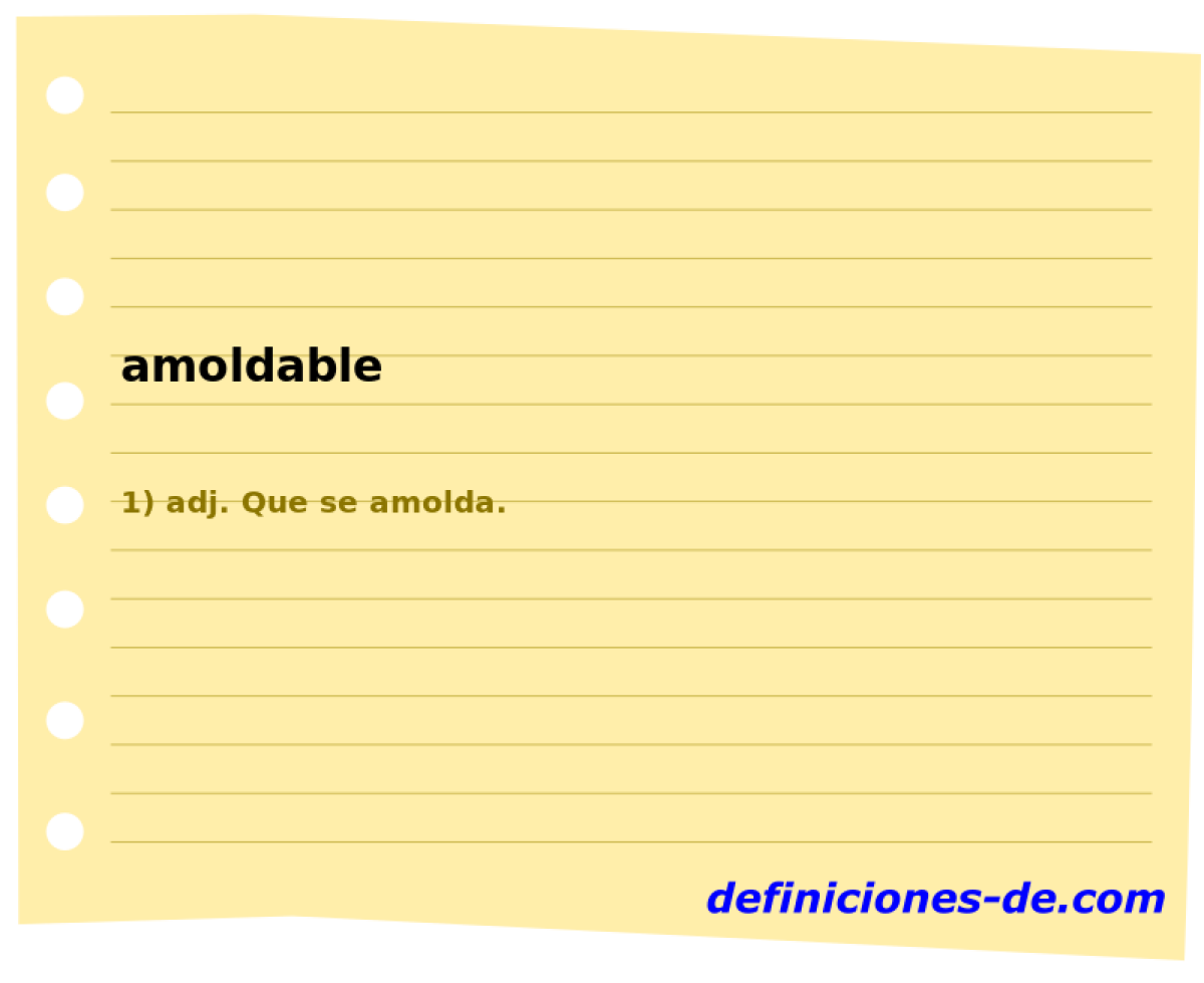 amoldable 