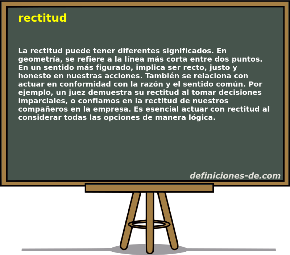 rectitud 