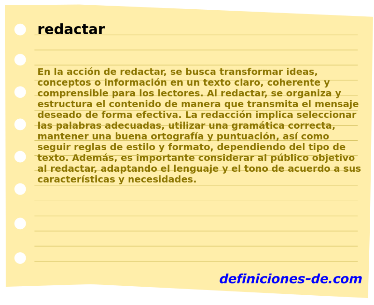 redactar 