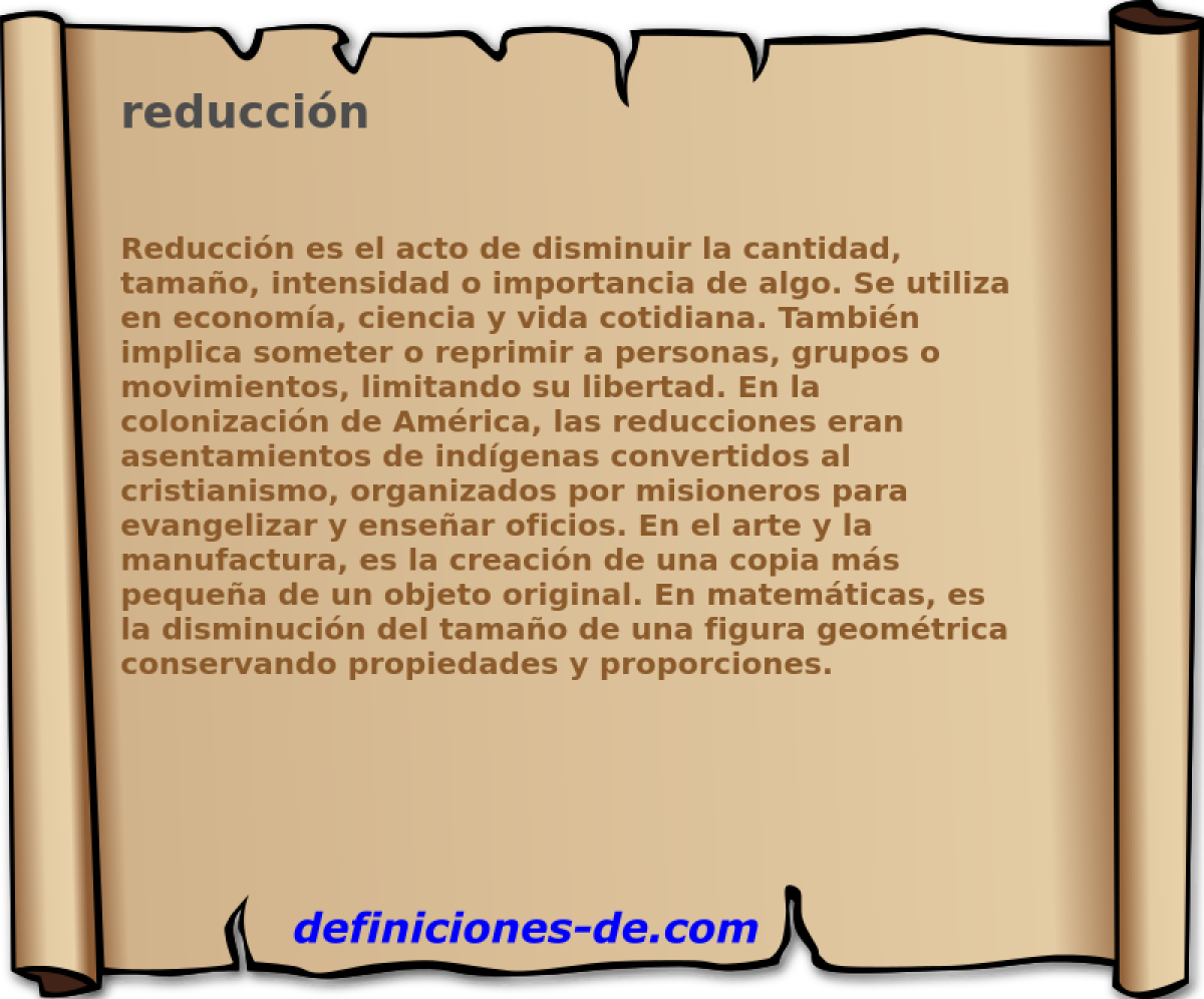 reduccin 