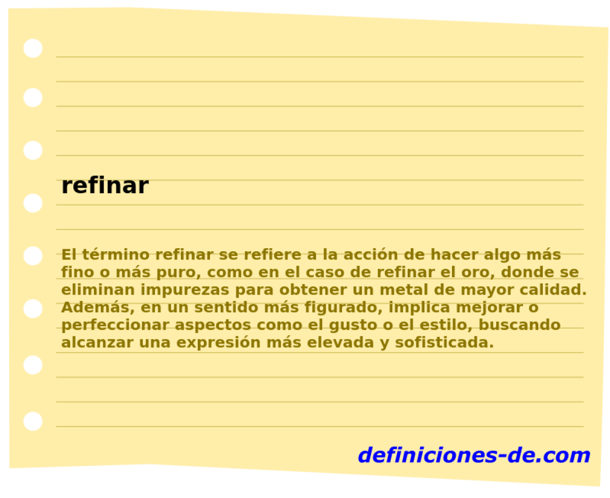 refinar 