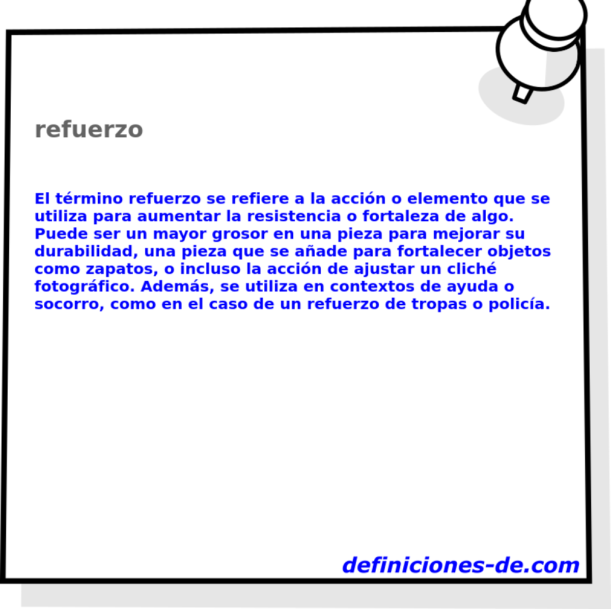 refuerzo 