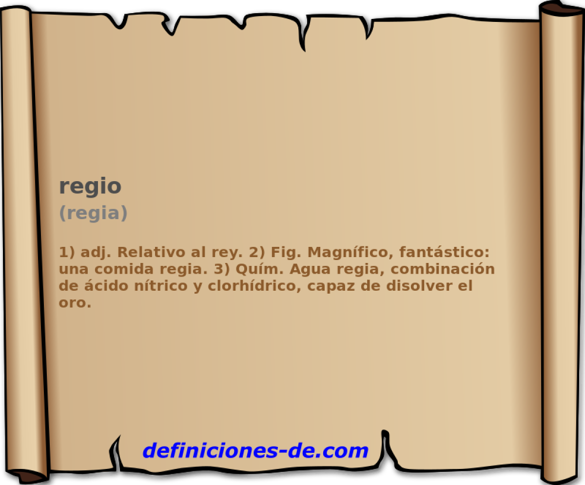 regio (regia)