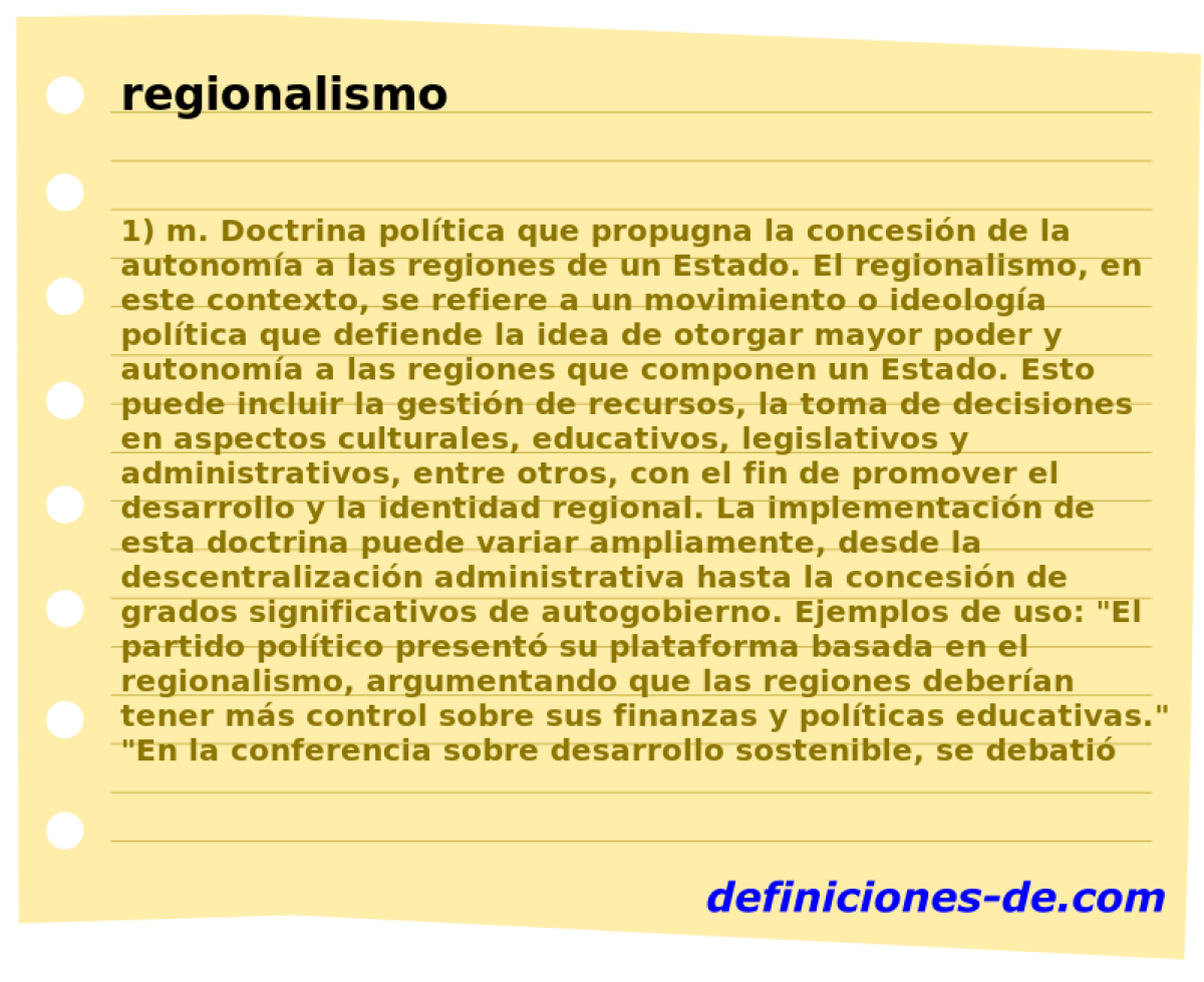 regionalismo 