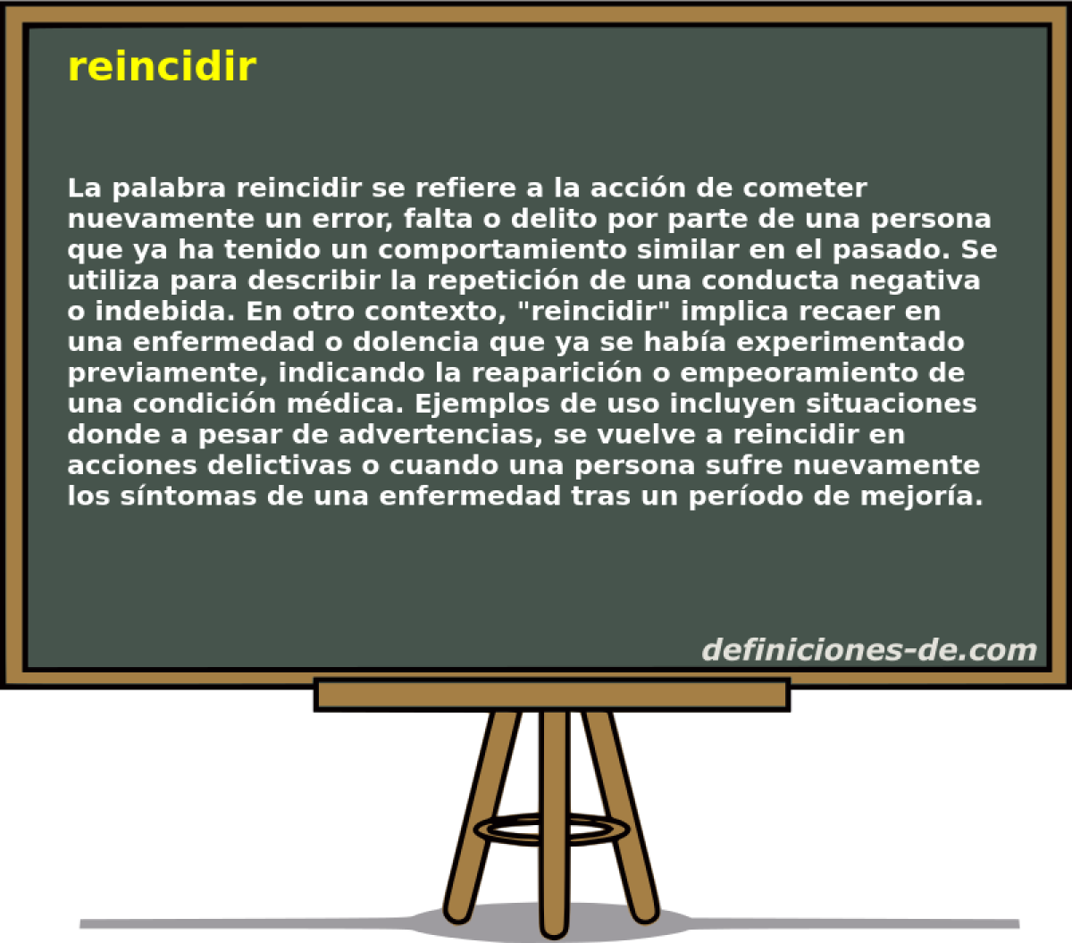 reincidir 