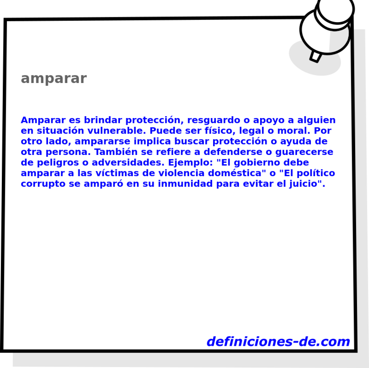 amparar 