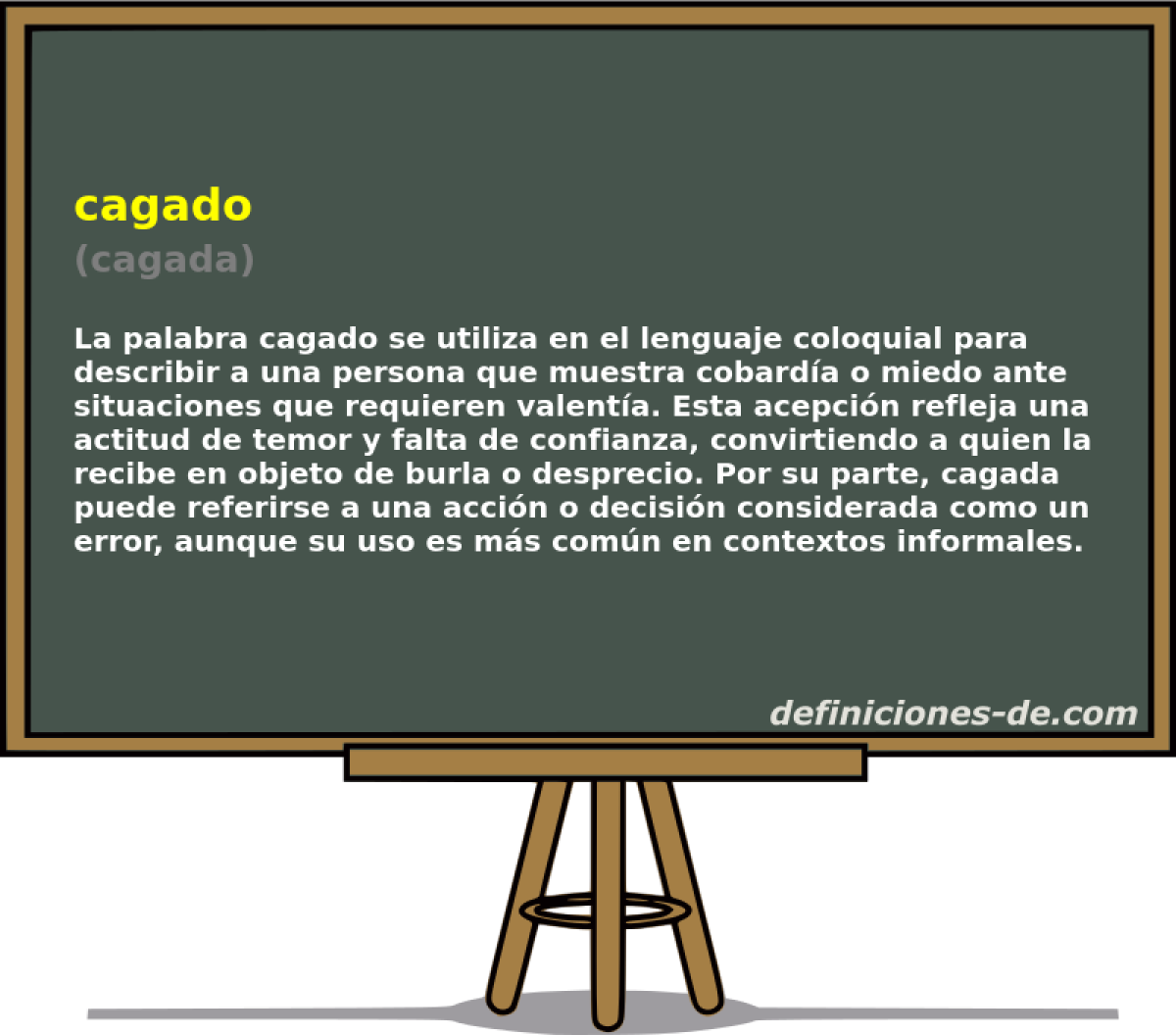 cagado (cagada)