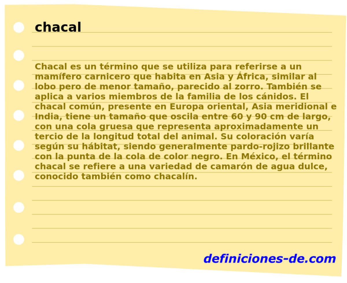 chacal 