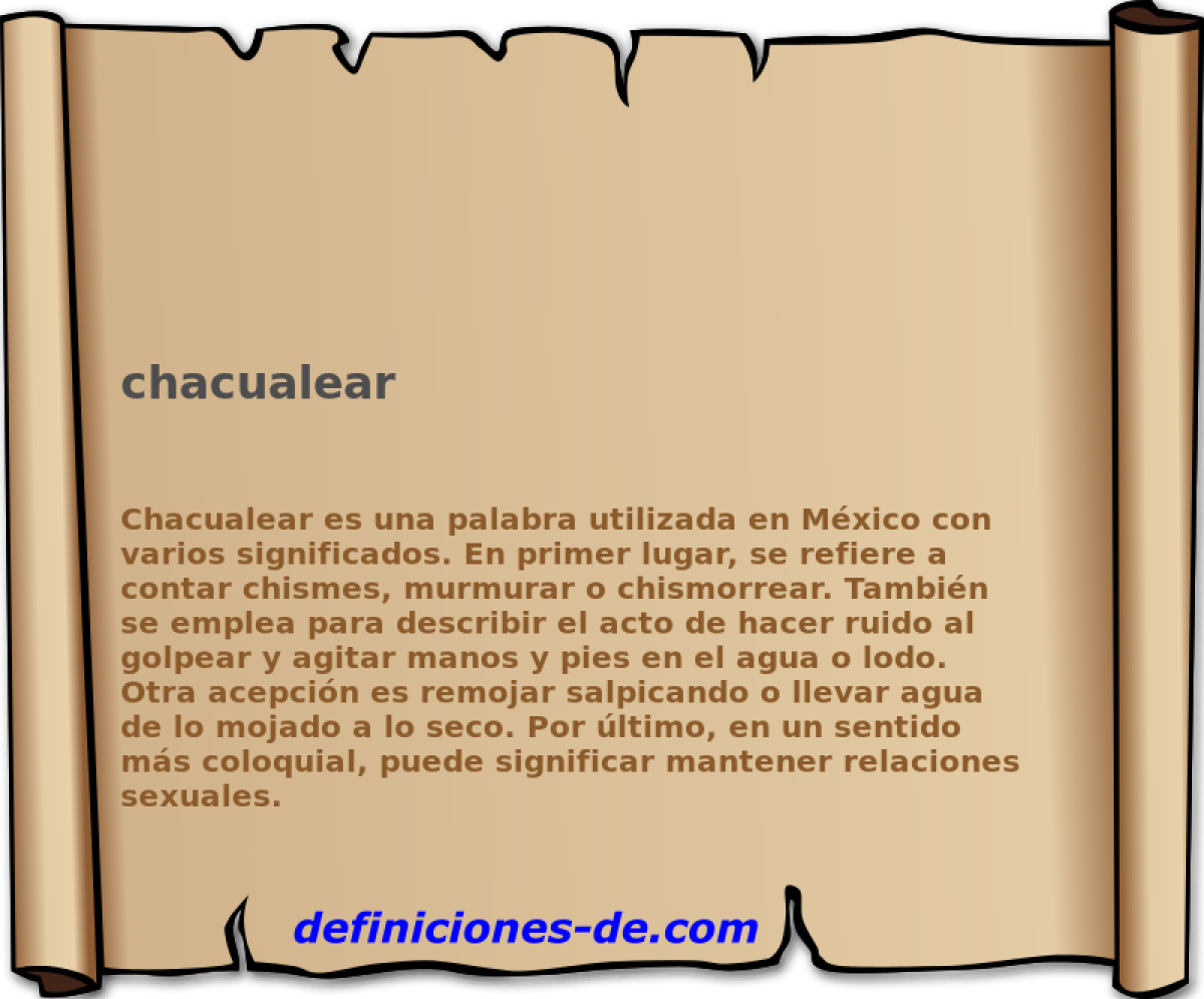 chacualear 