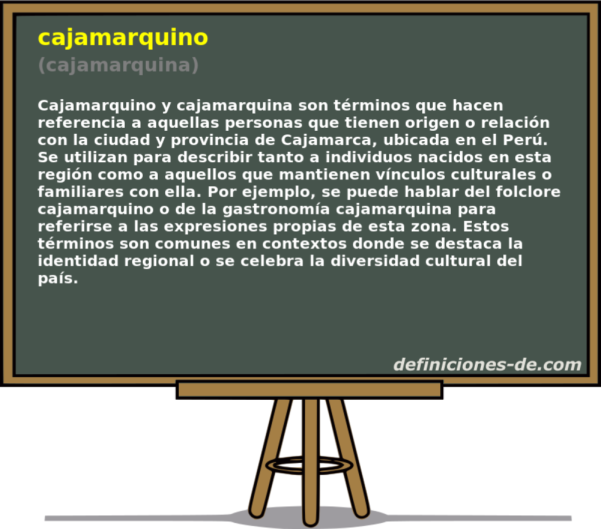 cajamarquino (cajamarquina)