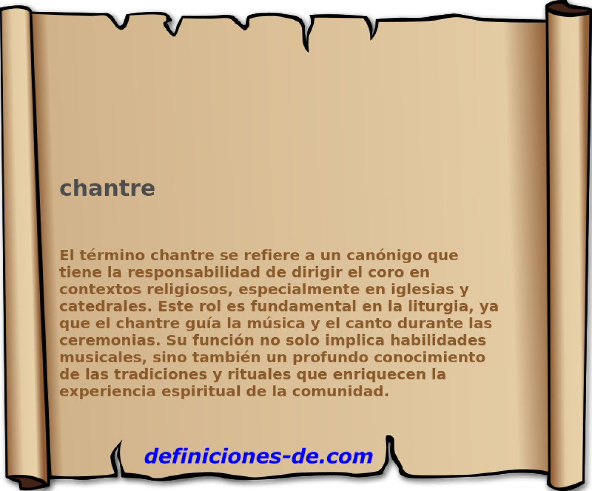 chantre 