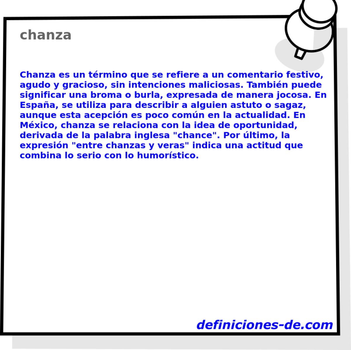 chanza 